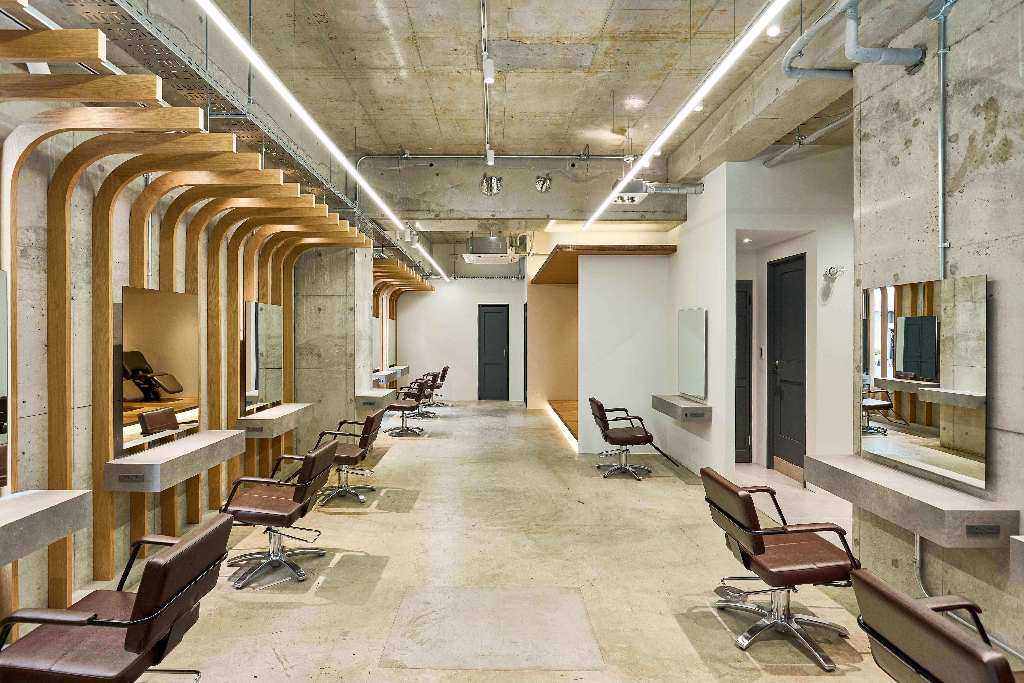 神奈川県の美容室・美容院・ヘアサロンの内装デザイン事例(Vakel by LARGO) 神奈川県の美容室・美容院・ヘアサロンの内装デザイン事例(Vakel by LARGO)